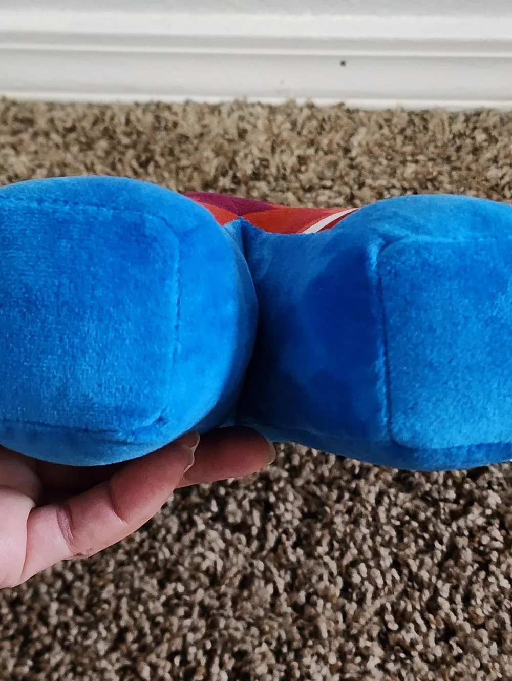 Unspeakable Minecraft Skin Style Blue Plush Toy Warren James